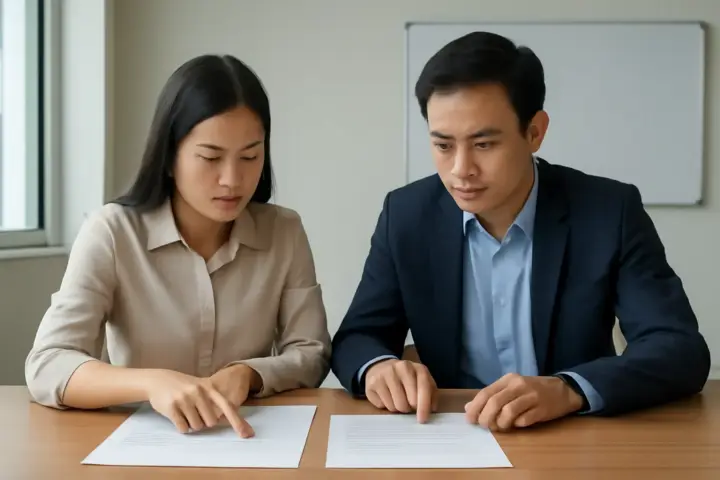 Đối sánh chương trình với bên ngoài: chọn đối tượng và đọc kết quả